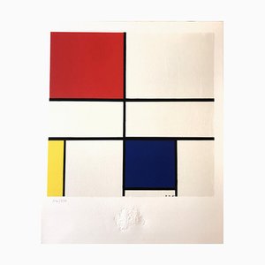 D'après Piet Mondrian, Composition C (No. III), 1935, Lithographie