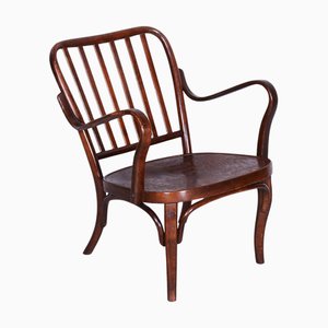 Art Deco Armchair in Beech attributed to Josef Frank for Thonet, Czech, 1930s