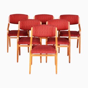 Mid-Century Chairs in Maple attributed to Ludvik Volak, Czech, 1960s, Set of 6