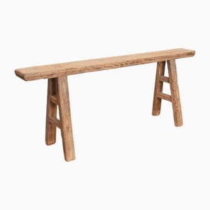 Rustic Wooden Hallway Pig Bench