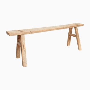 Rustic Wooden Hallway Pig Bench
