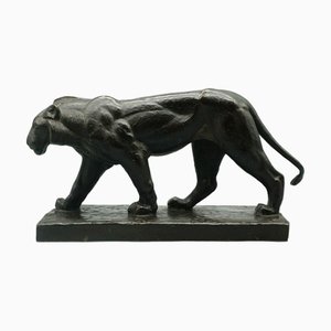 Piero Palozzolo, Striding Panther, 1920s-1940s, Bronze