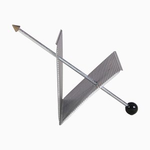 Perforated Metal Magazine Rack, Netherlands, 1980s