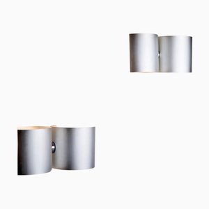 Adjustable Wall Lamps attributed to Giuliano Cesari for Nucleo Sormani, 1960s, Set of 2