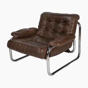 Ledersessel von Ikea, 1970er