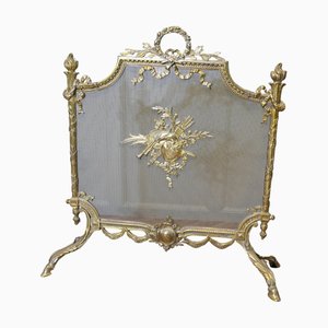 Pare-feu Rococo en Laiton, France