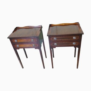Nachtschränke mit Schubladen, 1980er, 2er Set