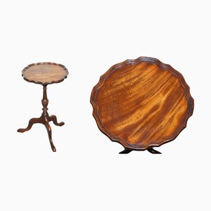 Table d'Appoint en Bois Dur Flammé