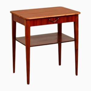 Side Table in Mahogany from Björkås Möbelfabrik, Nässjö, Sweden, 1950s-1960s