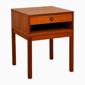 Bedside Table in Teak, Sweden, 1960s-1970s
