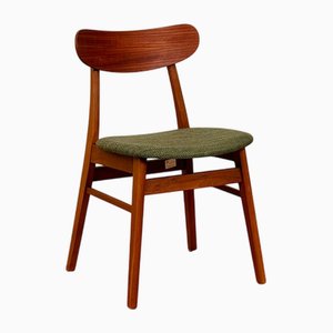 Dining Chairs in Teak and Beech, Denmark, 1950s-1960s, Set of 4