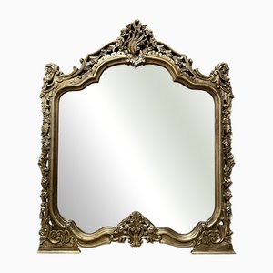 Grand Miroir Doré Style Rococo