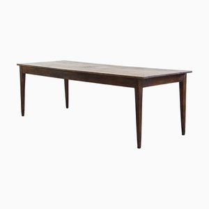 Mesa de comedor de granja francesa antigua grande
