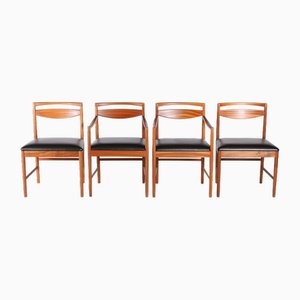 Mid-Century Teak Dining Chairs from McIntosh, 1960s, Set of 4