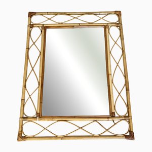 Miroir en Bambou / Rotin