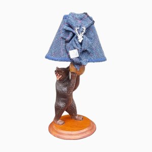 Lámpara de mesa con forma de oso de tilo de la Selva Negra, años 20