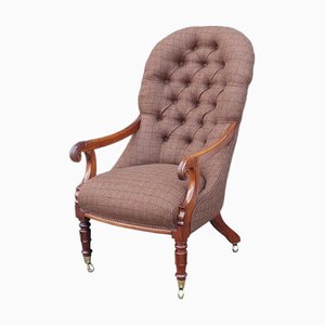 Fauteuil Rembourré en Palissandre, Début du 19ème Siècle