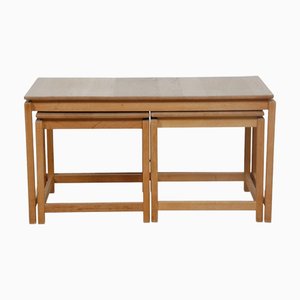 Vintage Tables in Oak by Kurt Østervig, 1960s, Set of 3
