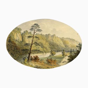 Ellis, River Derwent, Matlock, Peak District, Mid-19th Century, Watercolour