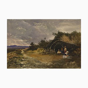 After William James Muller, Tent of Wandering Yurooks Xanthus, 19th Century, Watercolour