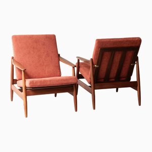 Easy Chairs by Poul Volther, Set of 2