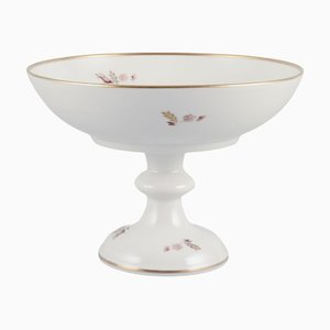 Milieu de Table Rose Marron avec Bordure Dorée de Royal Copenhagen, 1980s