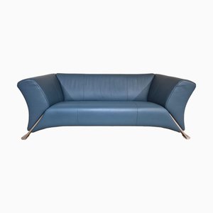 Sofa aus Petrol Leder von Rolf Benz