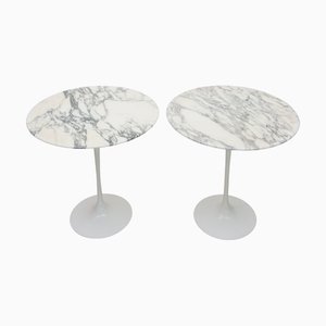 Vintage Tulip Side Tables by Eero Saarinen for Knoll, 1970s, Set of 2
