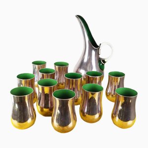 Pichet Vintage avec Verres, Set de 13