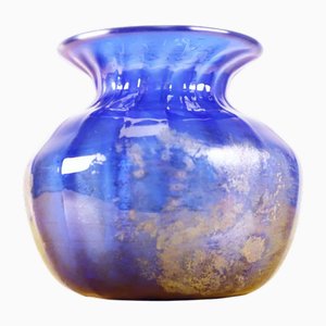 Iridescent Glass Vase by Paolo Rossi