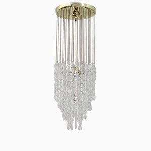 Italienische Deckenlampe aus Muranoglas, 1970er