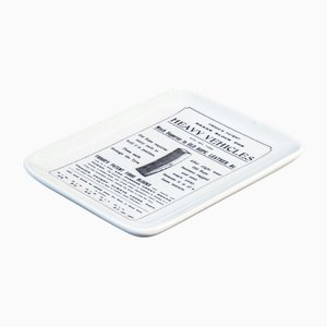 Ashtray Plate from Fornasetti Milano