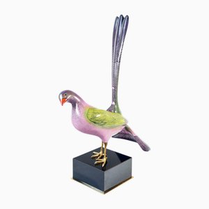 Sculpture en Porcelaine Oiseau par Giulia Mangani
