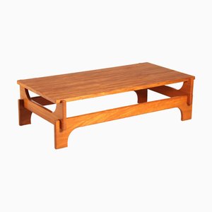 Brutalistischer Mid-Century Couchtisch aus Teak