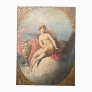 Hebe y Júpiter, del siglo XIX, óleo a bordo