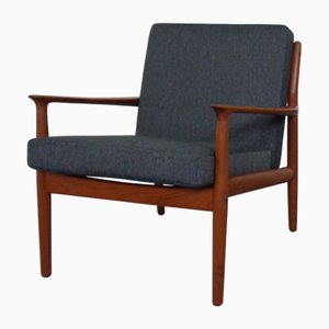 Poltrona in teak di Svend Aage Eriksen per Glostrup, Danimarca, anni '60