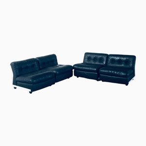 Sofá modular Amanta Mid-Century moderno de Mario Bellini para B&B Italia, años 70. Juego de 4