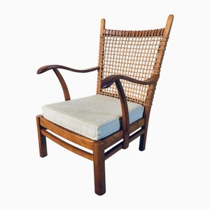 Modernist Easy Chair attributed to Bas van Pelt, Netherlands, 1930s