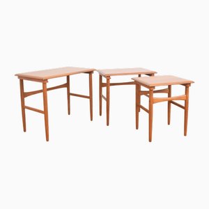 Mid-Century Danish Teak Nesting Tables, 1960s, Set of 3