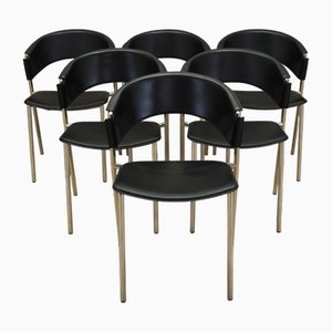 Italian Chairs from Calligaris, 1980s, Set of 6
