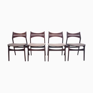 Danish Chairs by Eric Buck, 1960s, Set of 4