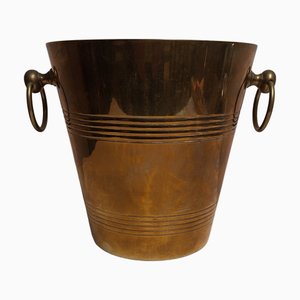 Vintage Champagne Cooler in Brass, 1960s