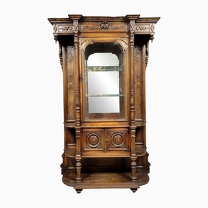 Renaissance-Style Bookcase in Carved Oak, 1850