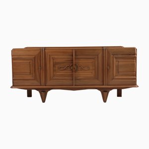 Art Deco Sideboard aus Nussholz, Frankreich, 1940er