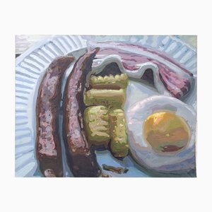 Studio Massimo Caiafa, English Breakfast, Oil on Canvas, 2000s