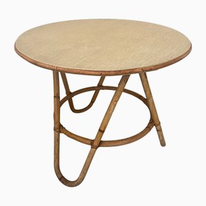 Vintage Coffee Table in Rattan