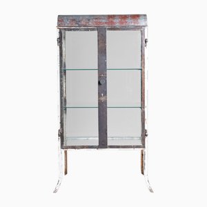 Vitrine en Métal et Verre, Italie, 1930s