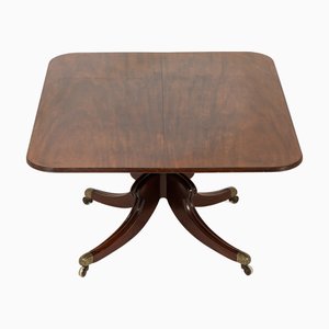 Mesa Regency inglesa grande de caoba, siglo XIX