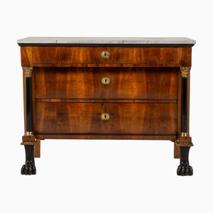 Commode 19ème Siècle en Noyer, Italie