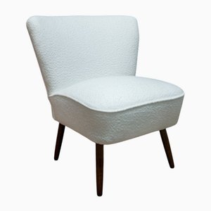 Silla de cóctel Bouclé, años 50